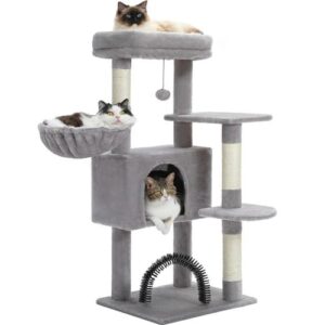 Arbre à chat avec jouet - Cat Tower Condo pour chats d'intérieur