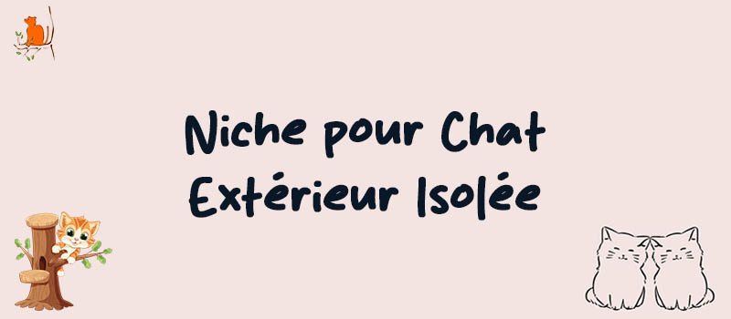 Niche pour Chat Extérieur Isolée